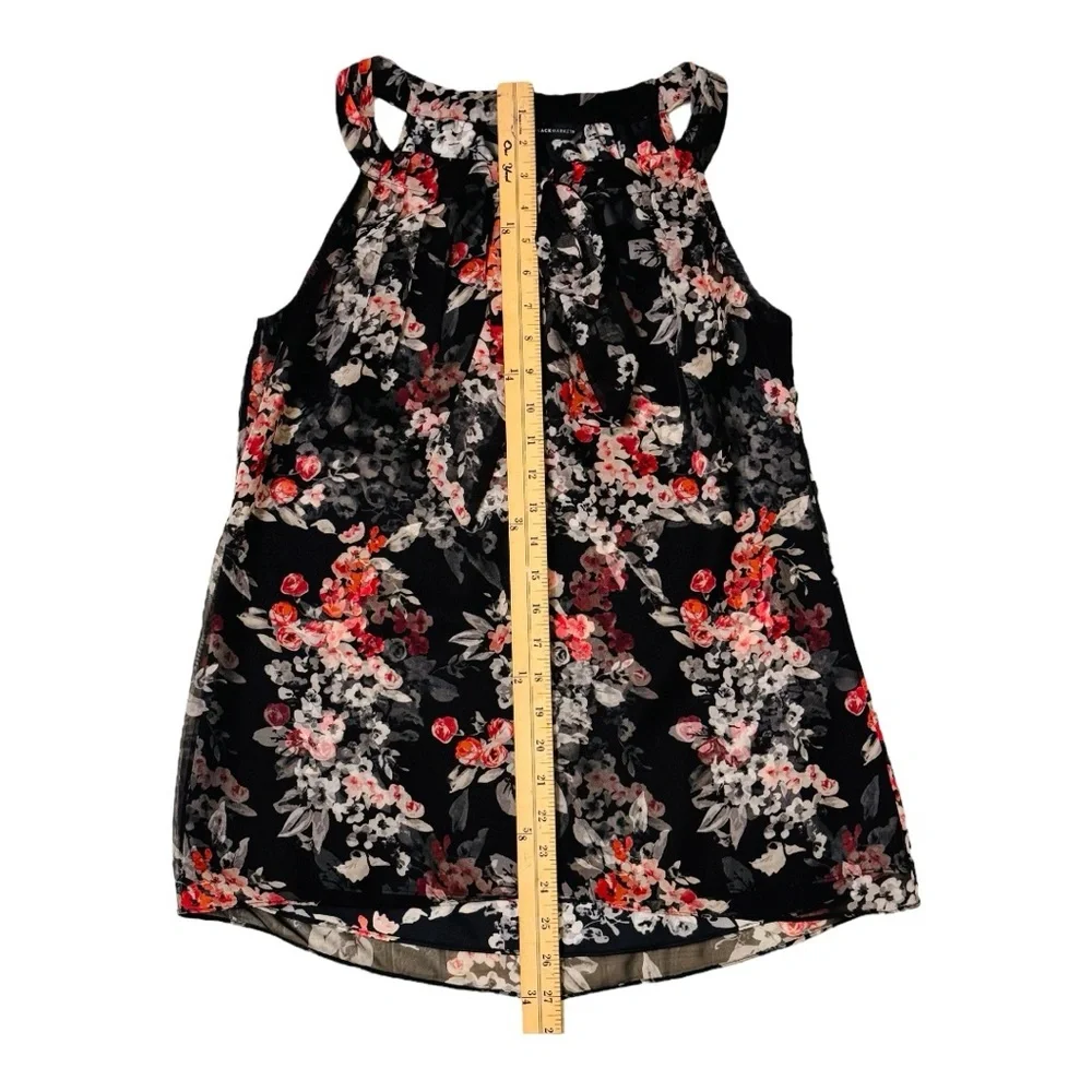 White House Black Market
Women's Sleeveless Blouse Black Floral Size 4 - Picture 2 of 5